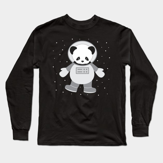 Space Panda Long Sleeve T-Shirt by Zap Studios